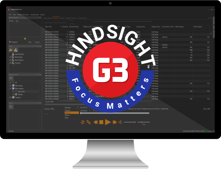 HindSight G3 Multimedia Logging Recorder